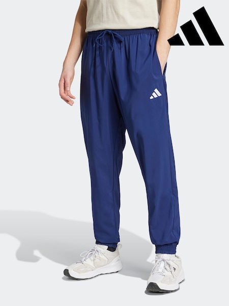 adidas Blue Essentials Small Logo Stanford Joggers (F04748) | £0