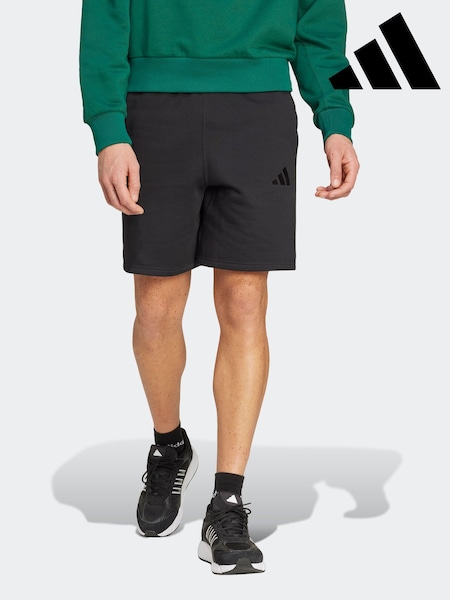 adidas Black ALL SZN Fleece Shorts (F04755) | £0
