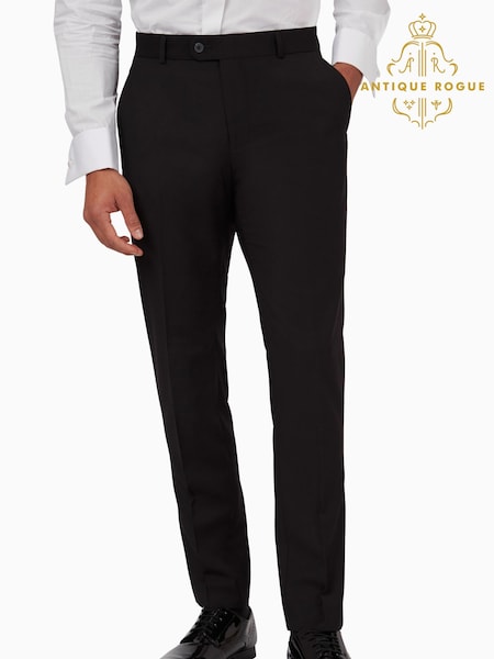 Antique Rogue Black Twill Trousers (F04924) | £94