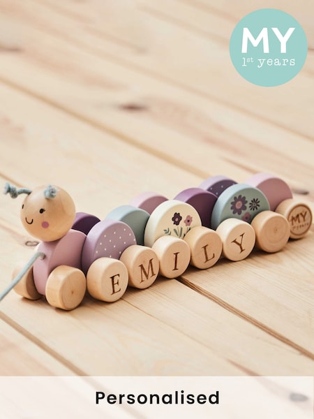 Personalised Pull-Along Caterpillar by My 1st Years (F05300) | £27