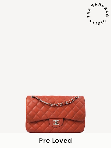 CHANEL Large Red Caviar Leather Classic Handbag (F05330) | £3,595