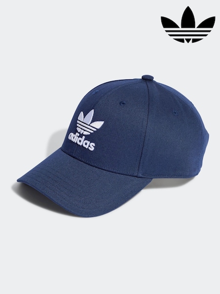 adidas Originals Navy Trefoil Baseball 100% Cotton Cap (F05367) | £18