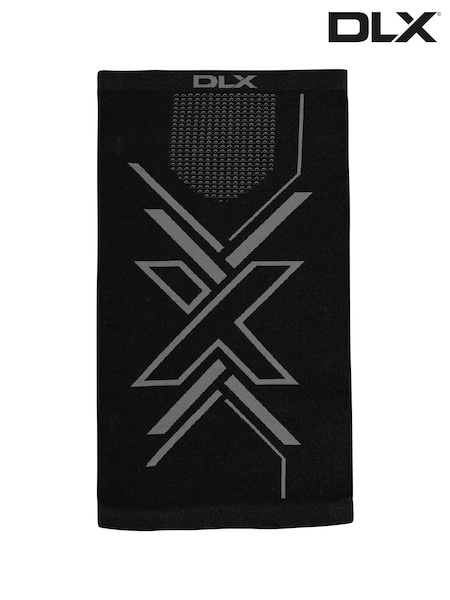 DLX Black Unisex Turpin X Ventilated Neck Tube Black Scarf (F05388) | £42