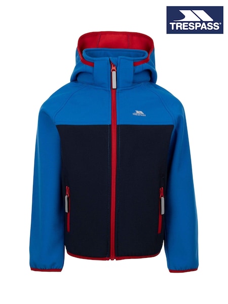 Trespass Unisex Blue Hanbury Softshell Jacket (F05534) | £58