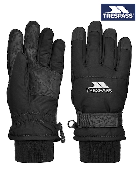 Trespass Kids Ruri II Black Gloves (F05543) | £19