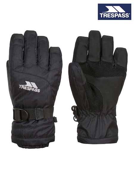 Trespass Unisex Kids Simms Black Gloves (F05589) | £25
