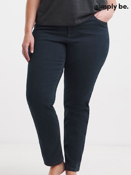 Simply Be Blue 24/7 Boyfriend Jeans (F05827) | £28