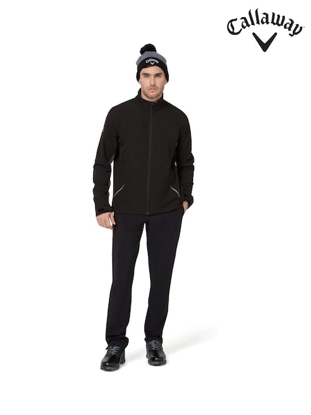 Callaway Apparel Premium Full Zip Wind Black Jacket (F05864) | £75