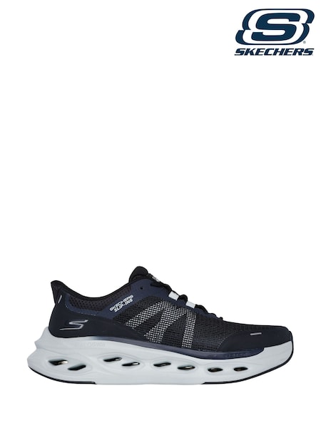 Skechers Black Max Cushioning Glide Step Slip In Performance Running Trainers (F06110) | £99