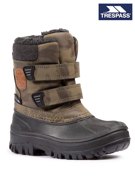 Trespass Unisex Green Alex Toddlers Snow Boots (F06194) | £42