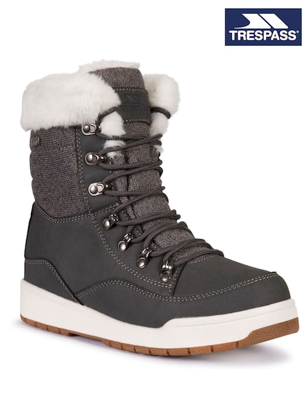 Trespass Female Grey Raegan Boots (F06221) | £53