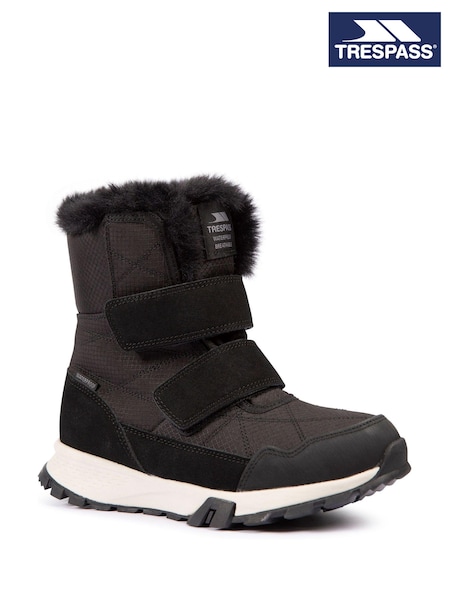 Trespass Female Eira Black Snow Boots (F06233) | £116