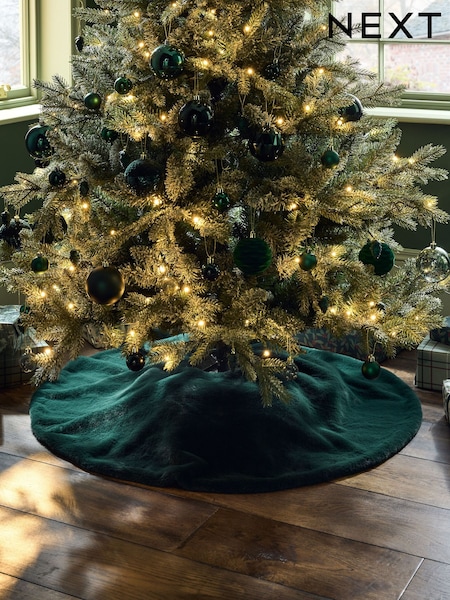 Green Faux Tree Skirt (F06256) | £15