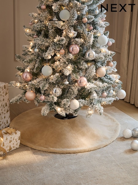 Natural Faux Tree Skirt (F06257) | £15