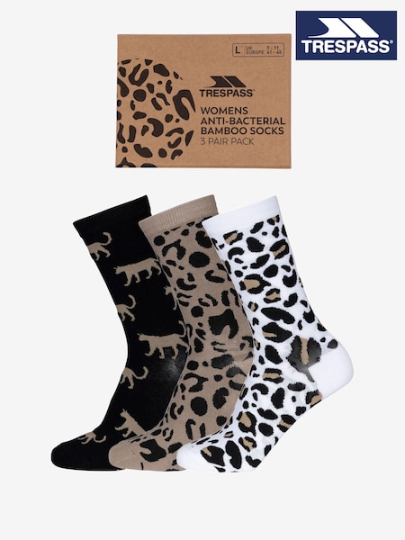 Trespass Female Cream Cinco Socks 3 Pair Pack (F06361) | £21