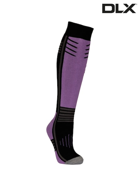 DLX Black Unisex Icy Ski Black Socks (F06368) | £32