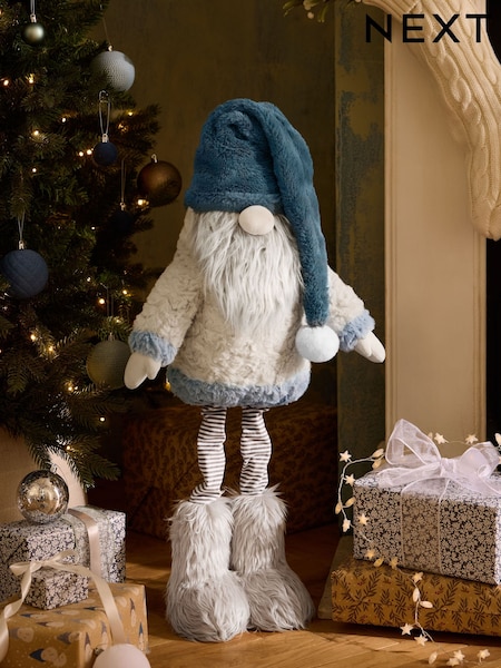 Natural Skandi Christmas Gonk With Extentable Legs (F06422) | £38