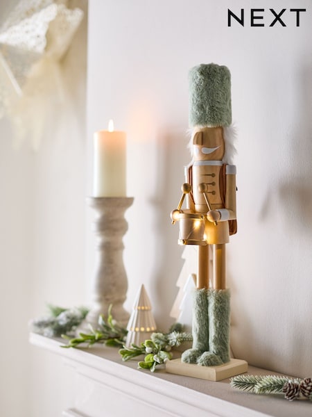 Natural Medium Christmas Nutcracker Ornament (F06430) | £35