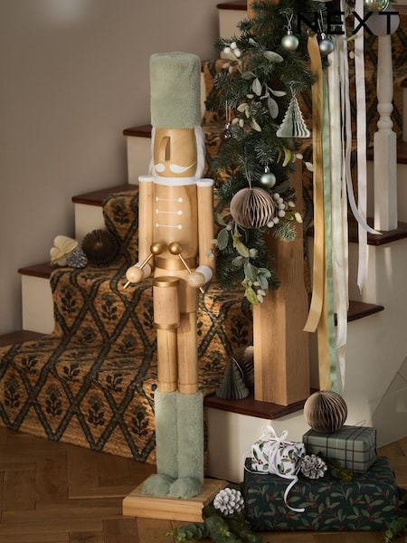 Natural Extra Large Christmas Nutcracker Ornament (F06454) | £65
