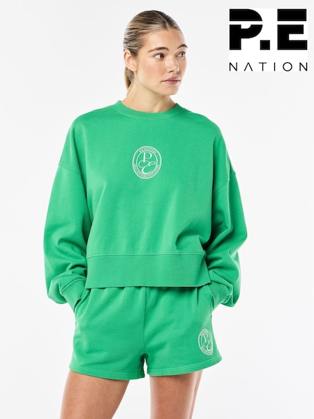 P.E Nation Green Exposition Sweater (F06514) | £80