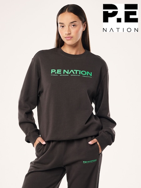 P.E Nation Grey Qualify Sweater (F06536) | £80