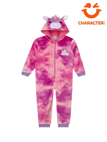 Character Pink Squishmallows Lola Fleece All-In-One (F06582) | £25