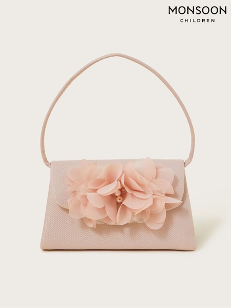Monsoon Pink Mini Corsage Bridesmaid Handbag (F06624) | £11