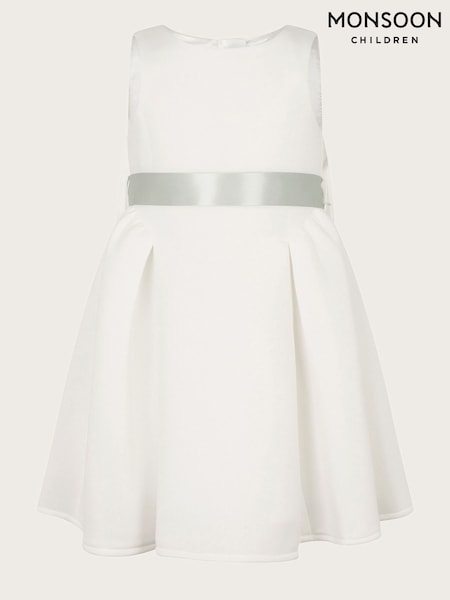 Monsoon Natural Baby Molly Scuba Bridesmaid Dress (F06649) | £45 - £50