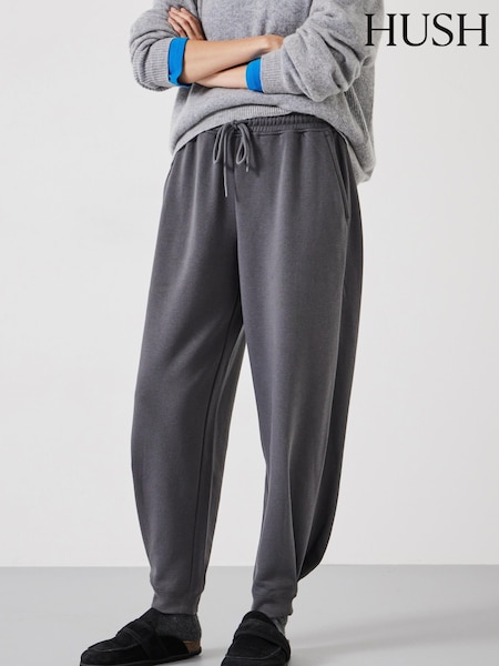 Hush Grey Pleat Detail Joggers (F06804) | £65