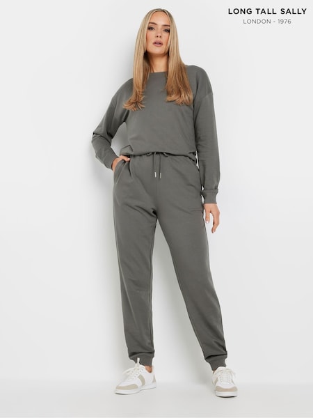 Long Tall Sally Grey Cuffed Joggers (F06944) | £23