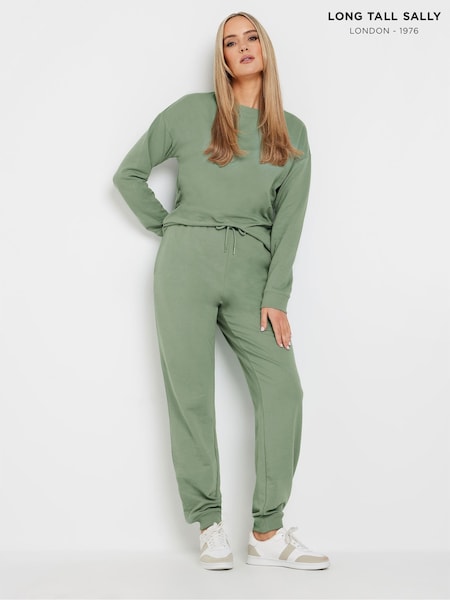 Long Tall Sally Green Cuffed Joggers (F06945) | £23