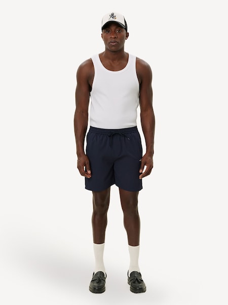 Les Deux Blue Stan Seersucker Swim Shorts (F07295) | £60
