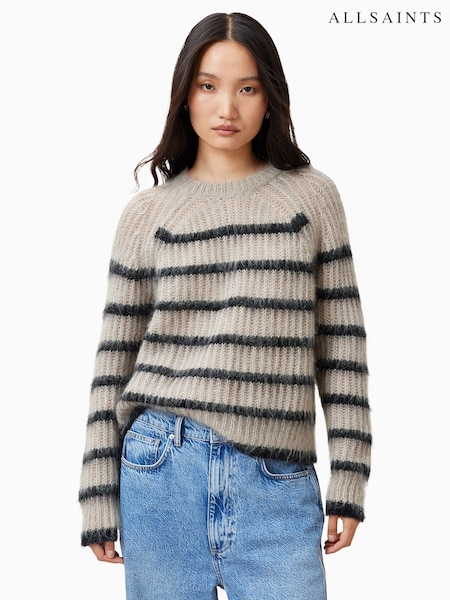AllSaints Brown Riga Jumper (F07411) | £169