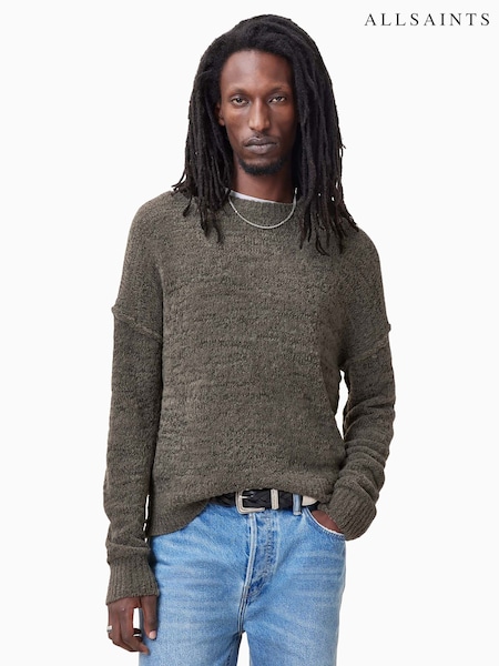 AllSaints Brown Chillion Crew Jumper (F07427) | £139