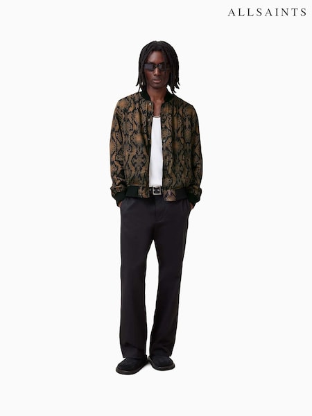 AllSaints Black Soundview Bomber Jacket (F07437) | £269