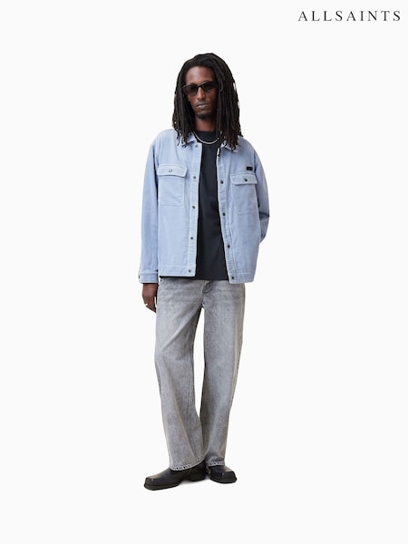 AllSaints Blue Castleford Shirt (F07465) | £169