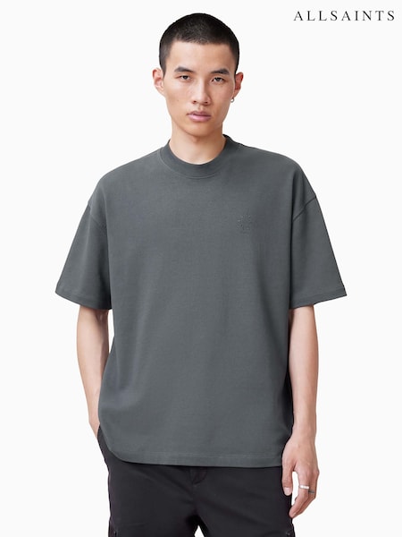 AllSaints Blue Haven Short Sleeve Crew T-Shirt (F07493) | £59