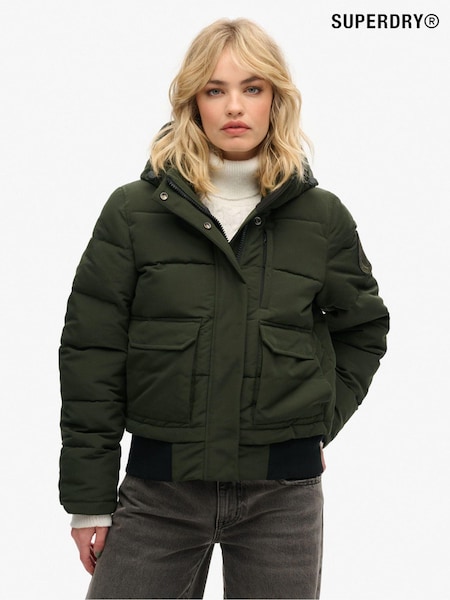 Superdry Green Everest Bomber Jacket (F07619) | £120