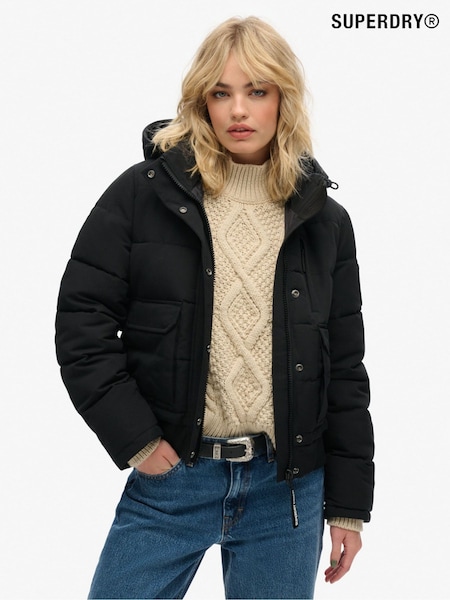 Superdry Black Everest Bomber Jacket (F07627) | £120