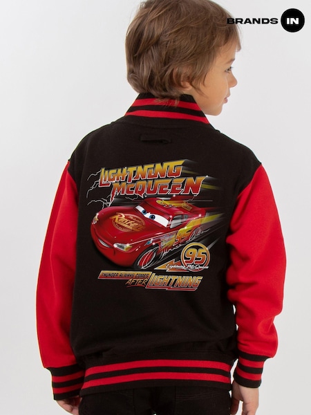 Brands In Red Boys Disney Cars Lightning McQueen Varsity Jacket (F08135) | £50