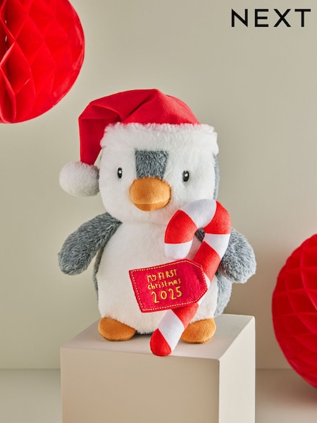 Grey Babys First Christmas 2025 Soft Plush Toy (F08157) | £14