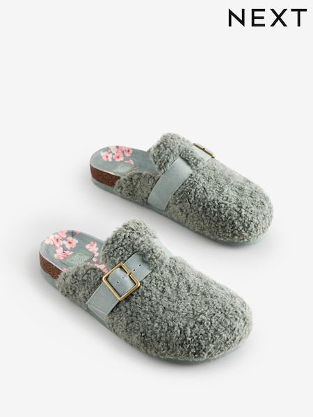 Bath & Body Works Green Mule Slippers (F08293) | £0
