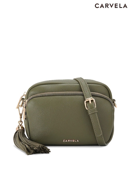 Carvela Green Como Cross-Body Bag (F08448) | £89