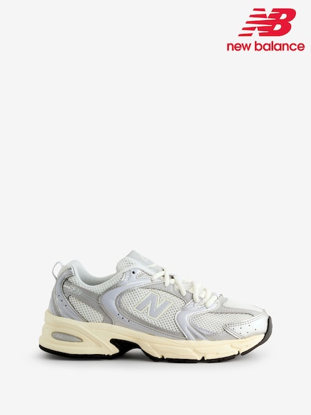 New Balance Grey/Ecru Womens 530 Trainers (F08509) | £100