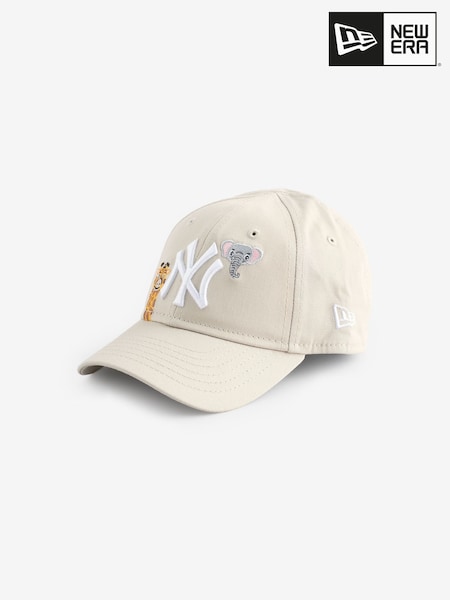 New Era 100% Cotton Tod Animal Print Icon 9Forty Neyyan Brown Hat (F08519) | £18