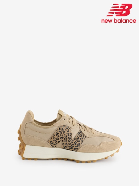 New Balance Tan/Animal Womens 327 Trainers (F08606) | £110