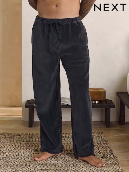 Slate Grey Jersey Textured Ribbed Joggers (F08816) | £28