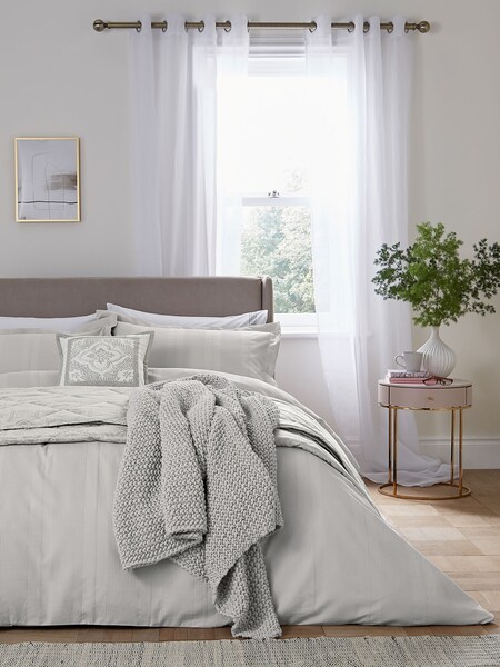 1951 Silver Rafi Duvet Cover and Set (F09218) | £32 - £56