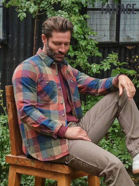 FatFace Rye Multi Long Sleeve Buffalo Check Shirt (F09301) | £55