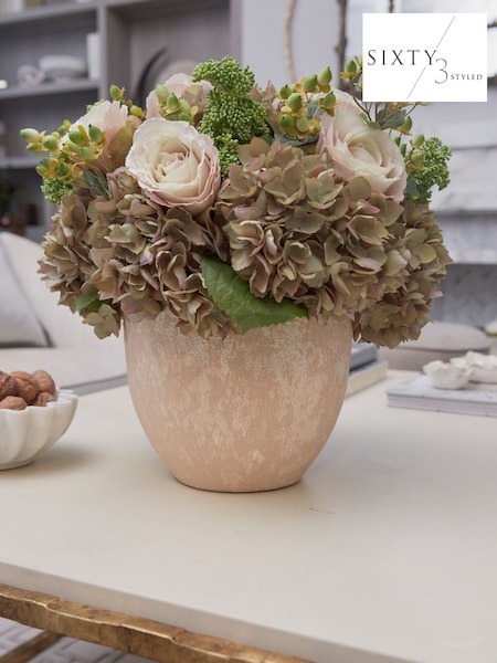 Sixty3 Styled Cream Celestia Vase (F09462) | £65